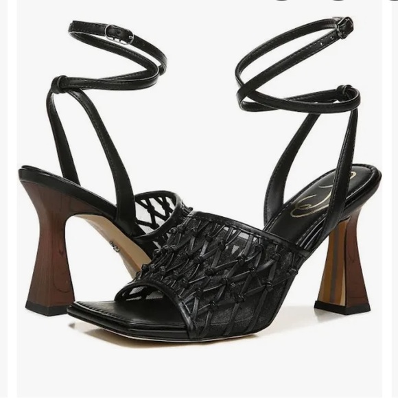 Sam Edelman Women's Candice Ankle Strap High Heel Sandals Sz 10 Black - Picture 2 of 14